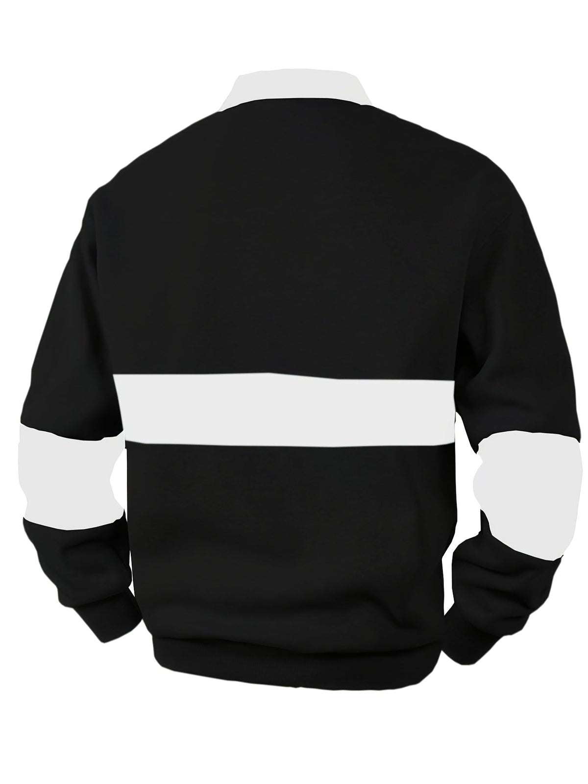Grayson | Colour-Block Long Sleeve Polo Shirt