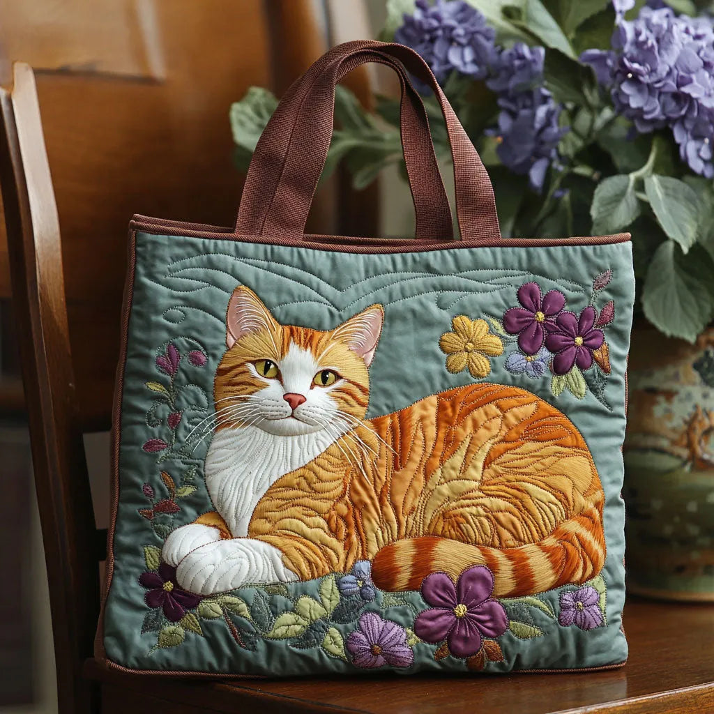 Vanessa | Multicolor Cat Art Tote Bag