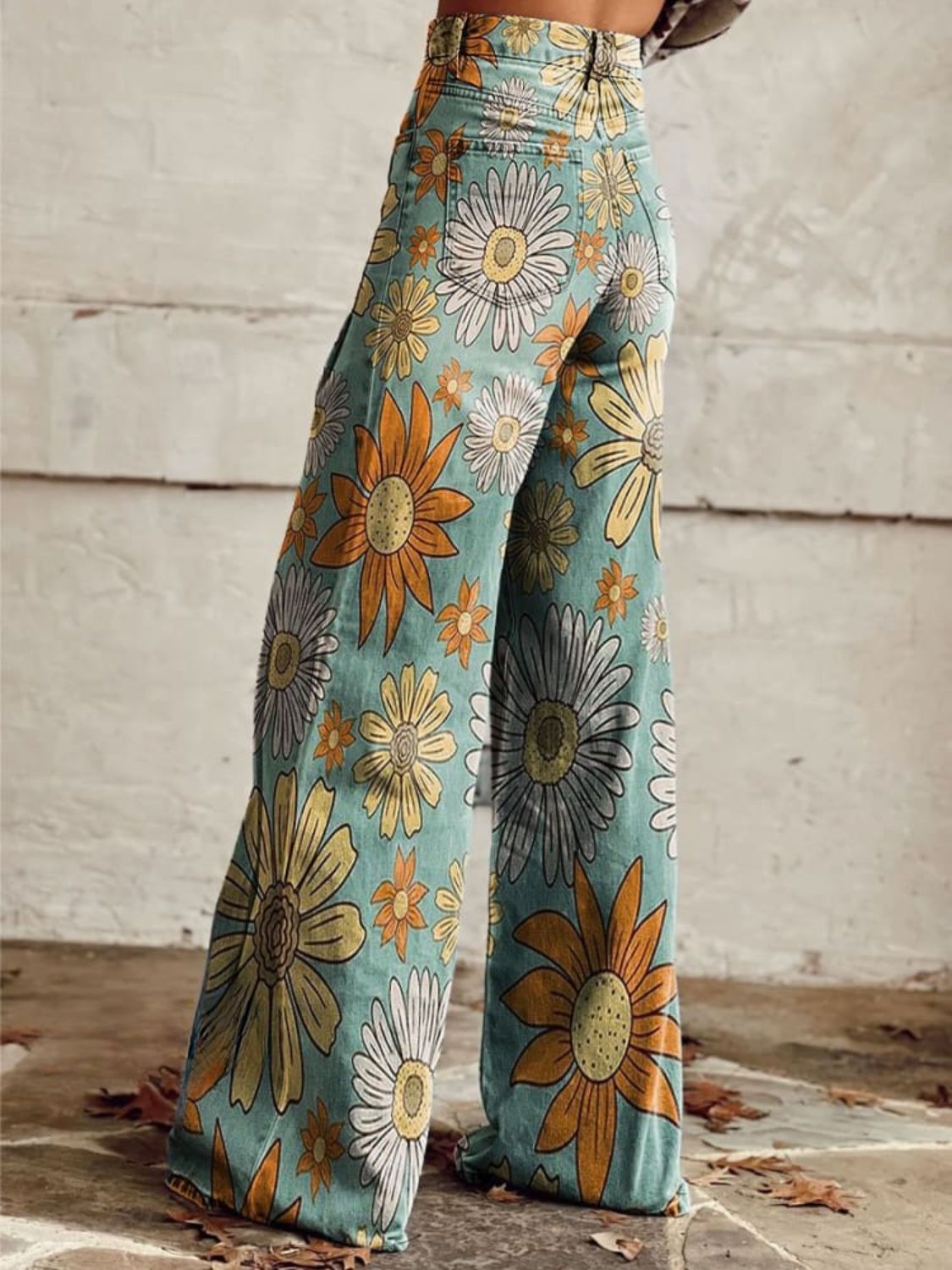 Cecillia | Artistic Palazzo Floral Pants