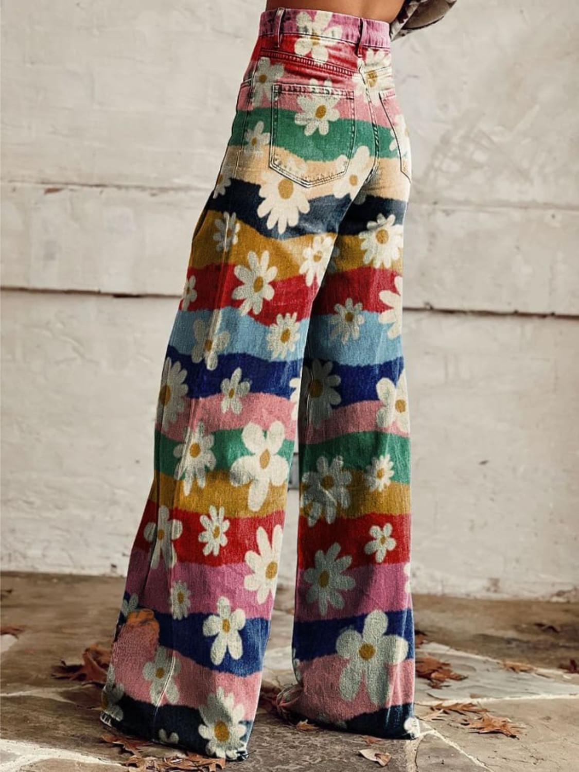 Cynthia | Elegant Multicolor Floral Pants