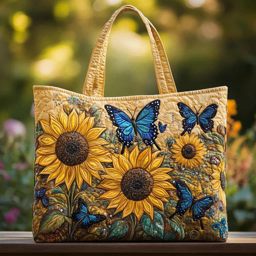 Sarah | Multicolor Sunflower Art Tote Bag