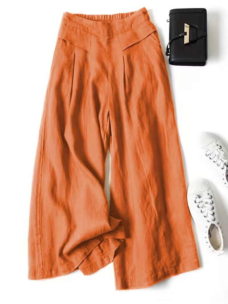 Valeria | Breathable Loose Wide-Leg Pants