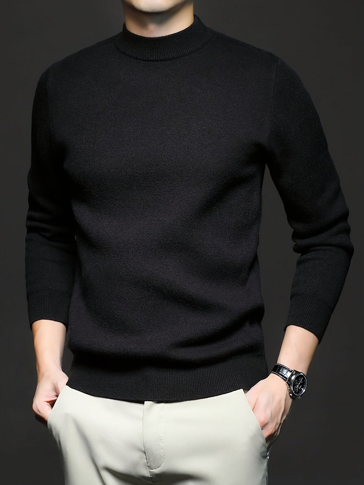 Everett | Refined High-Neck Sweater