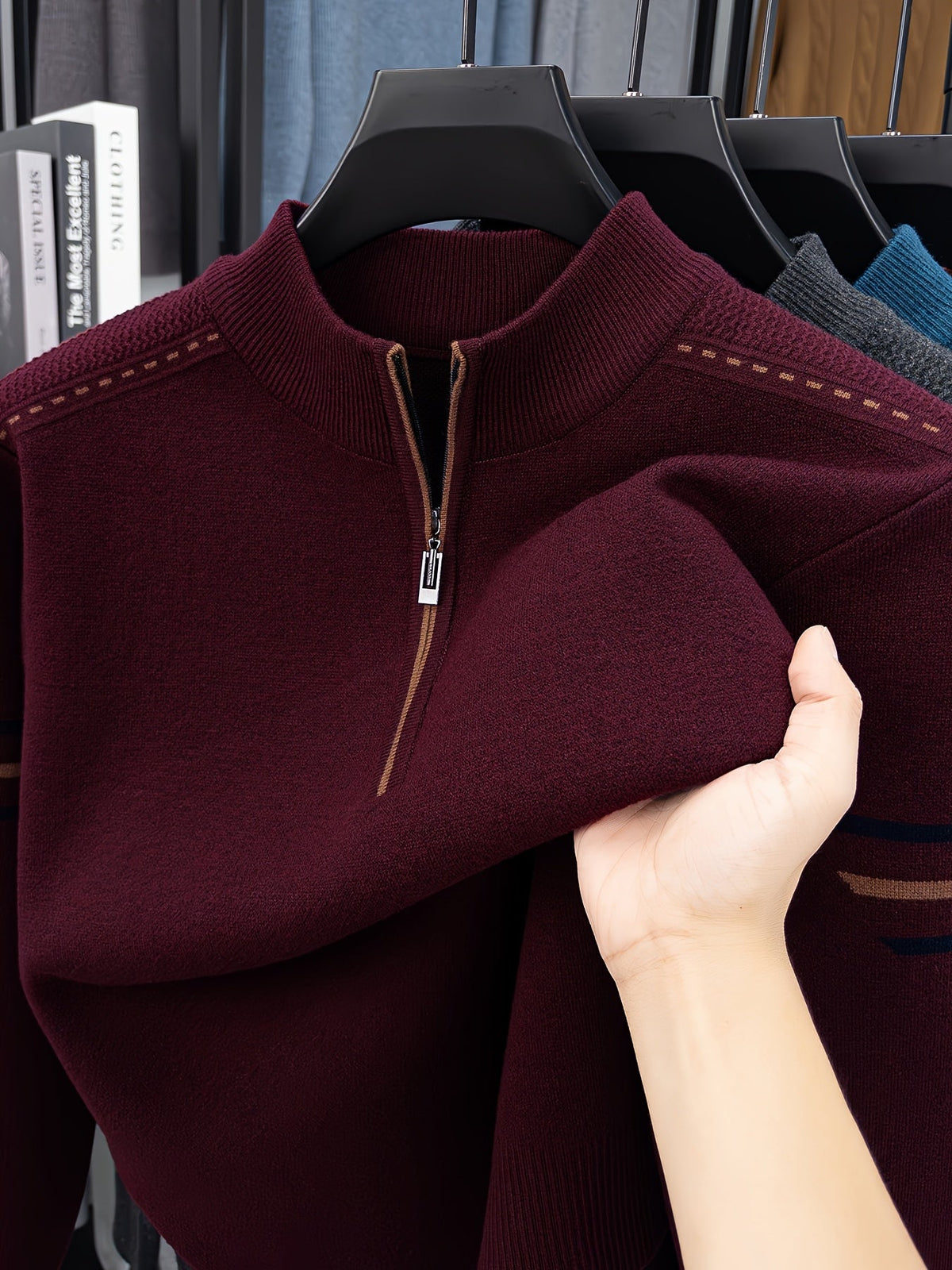 Daniel | Half-Zip Knit Sweater