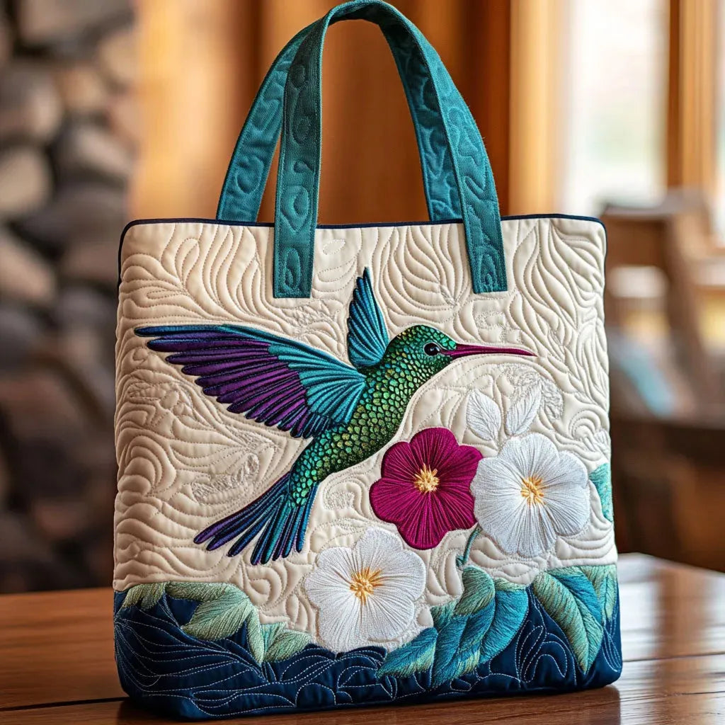 Monica | Stylish Bird Floral Art Tote Bag