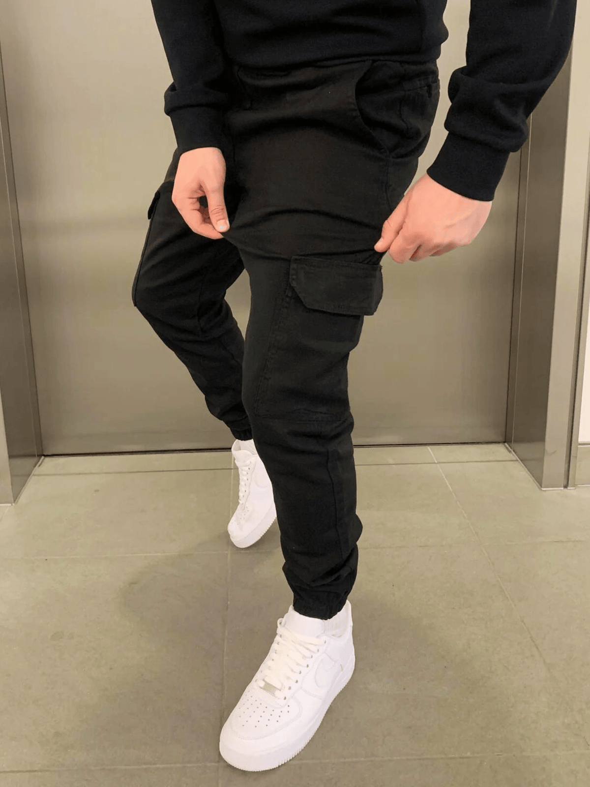 Marcus | Sleek Tie-Waist Cargo Pants