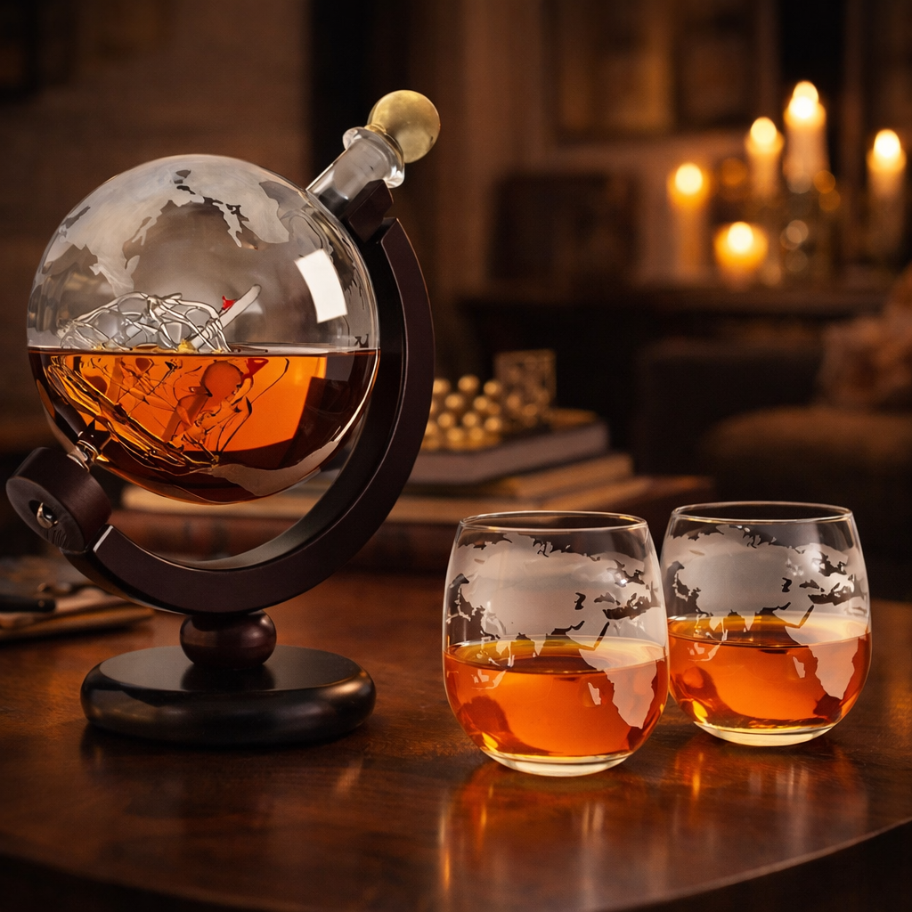 Marco | Whisky Bottle World Map Design