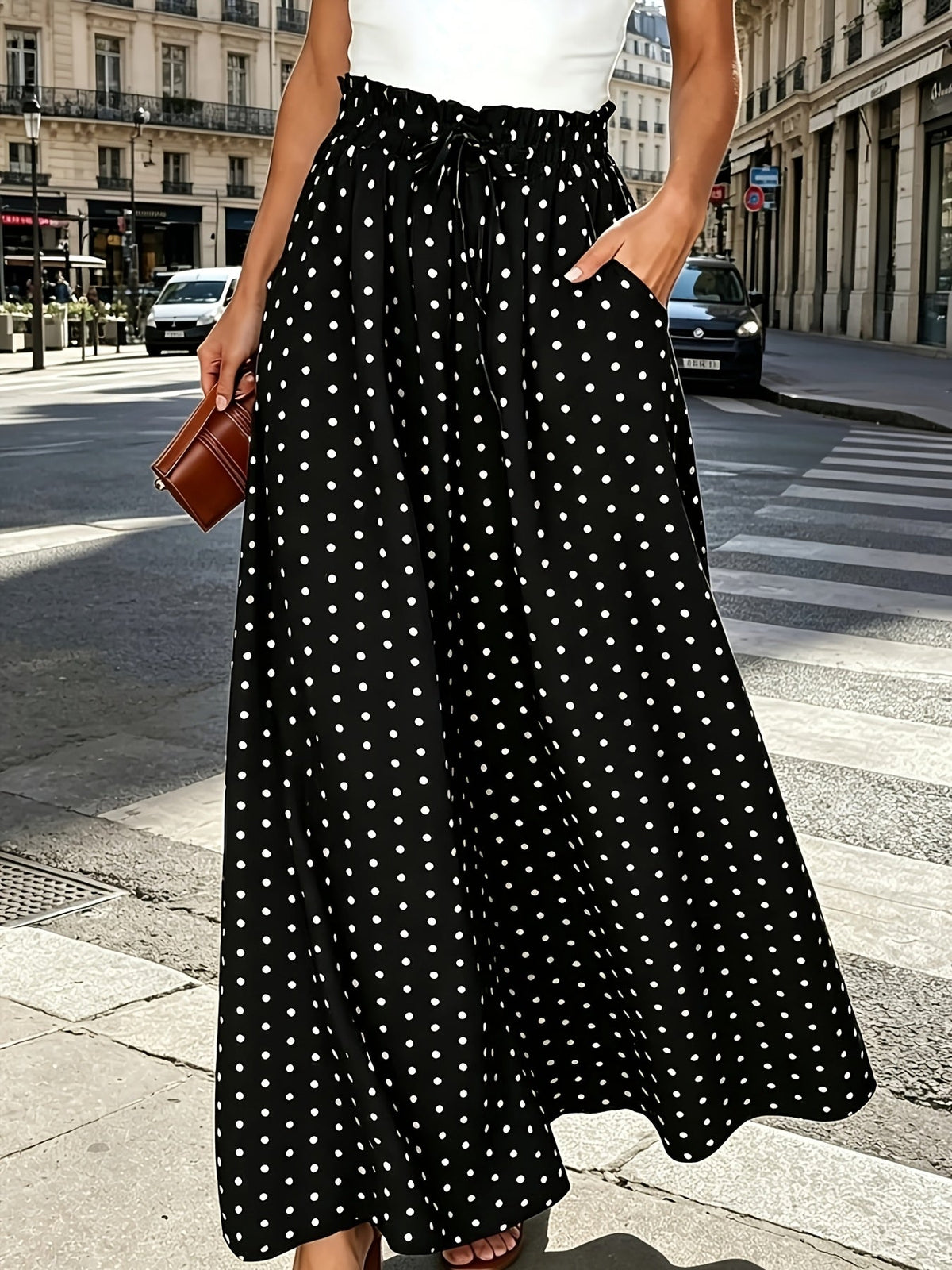 Lindsey | Flowing Wide-Leg Trousers