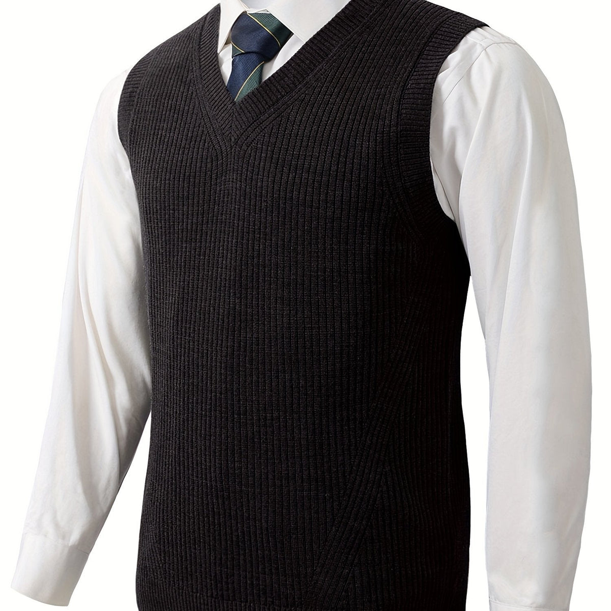 Ellis | Classic V-Neck Sweater Vest