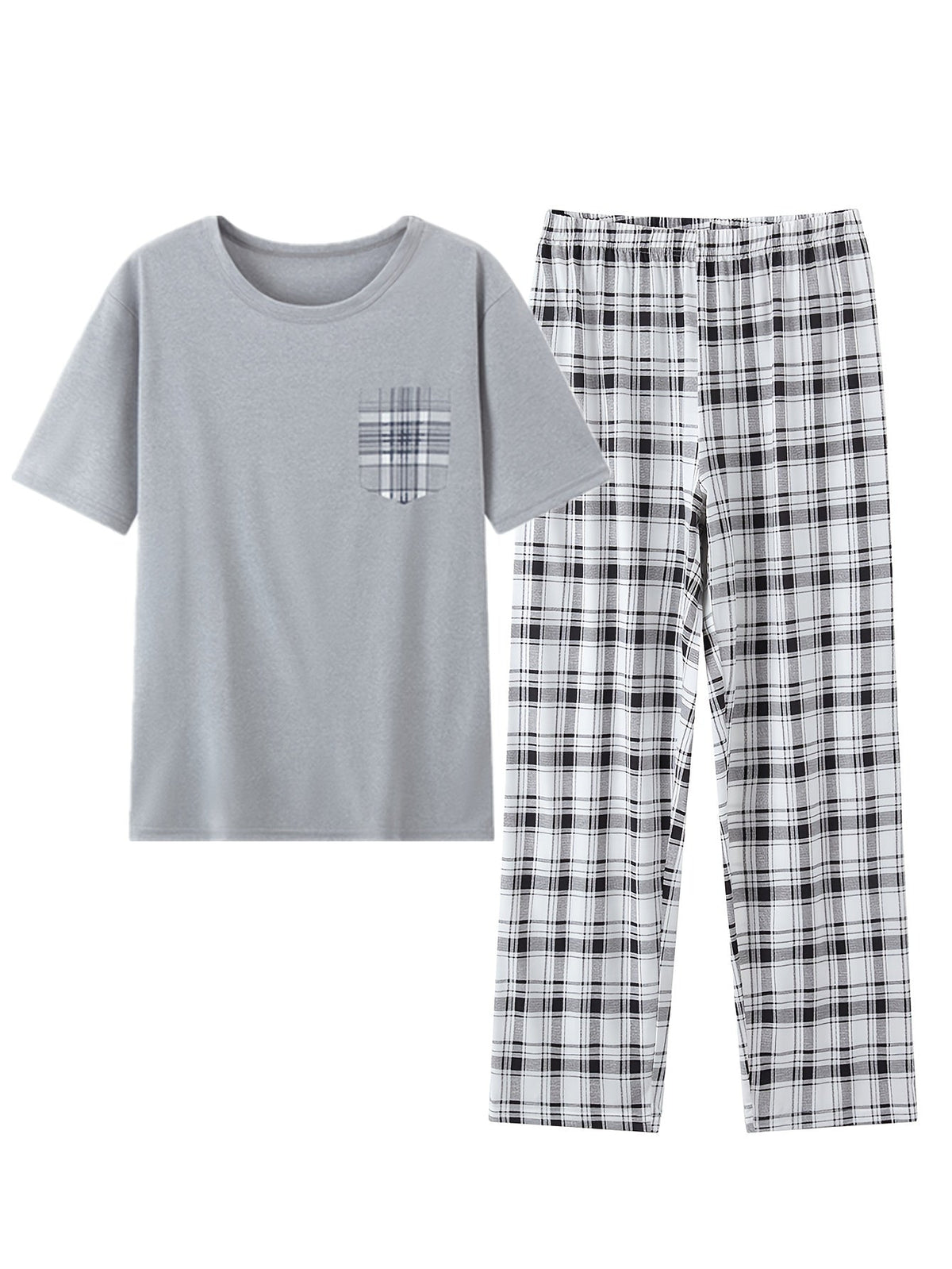 Tristan | Relaxed Checkered Two-Piece Set