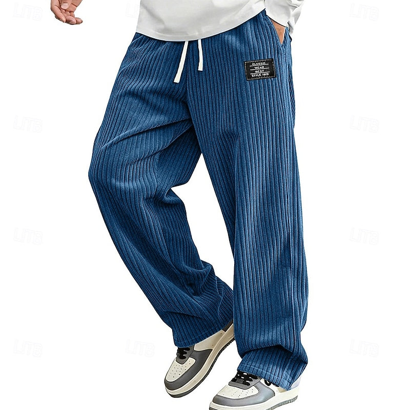 Damian | Relaxed Ribbed Comfort Pants
