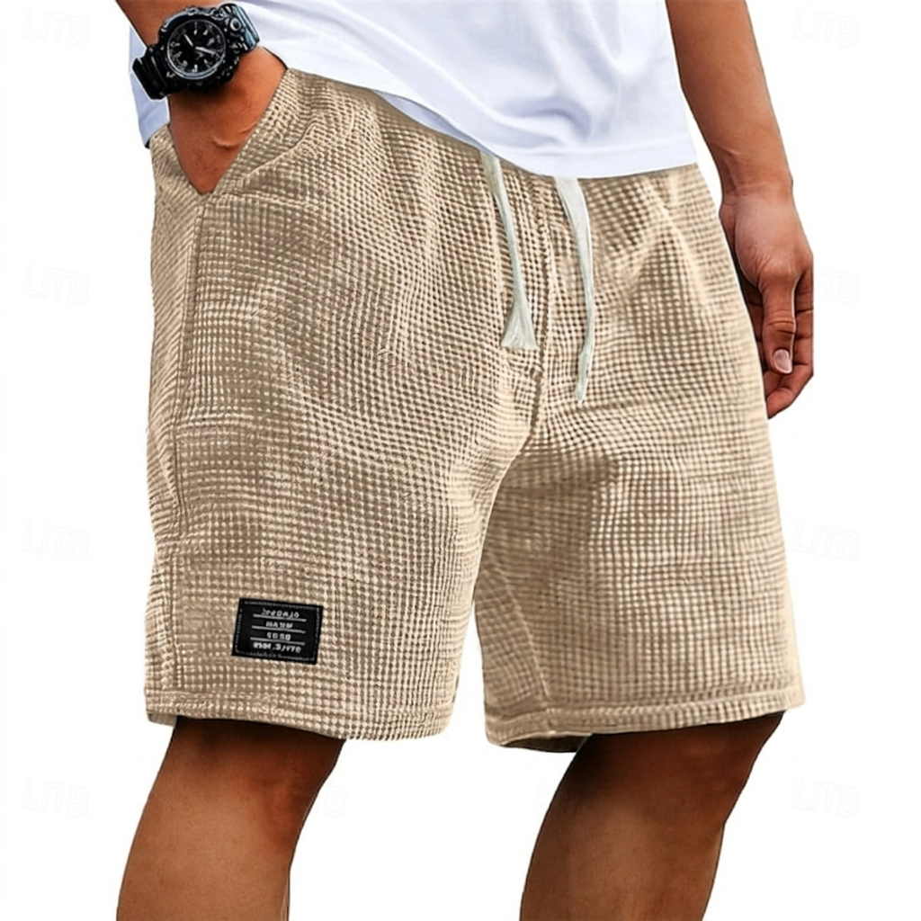 Steven | Casual Waffle Summer Shorts