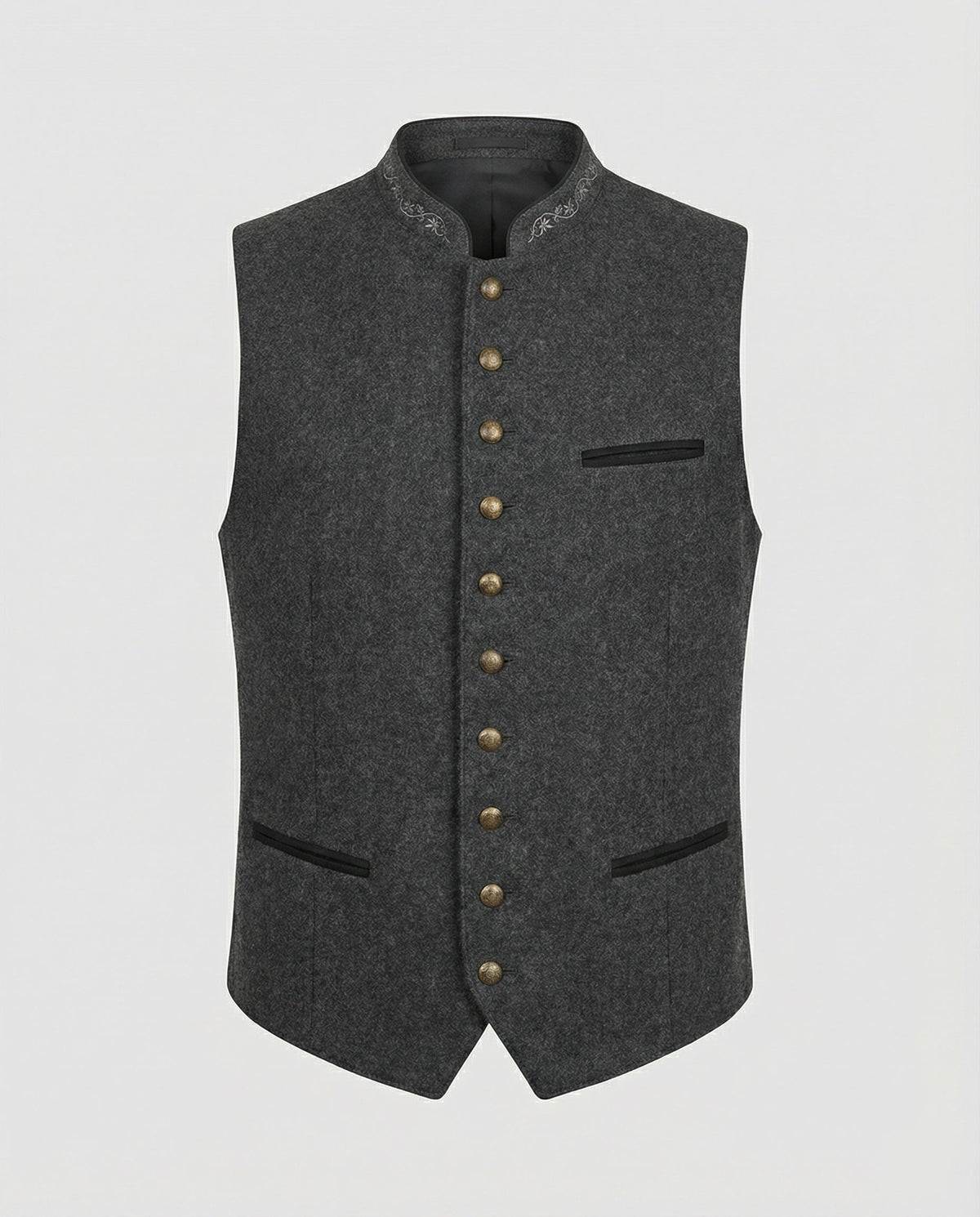 Frederick | Traditional Standing-Collar Vest