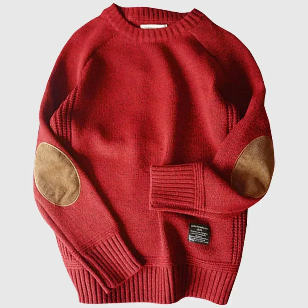 Edmund | Classic Elbow-Patch Sweater