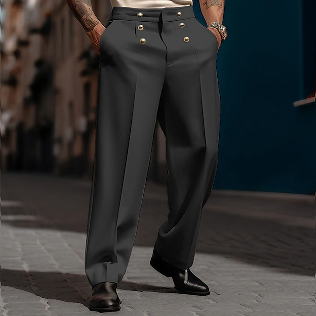 Byron | Tailored Straight-Leg Pants